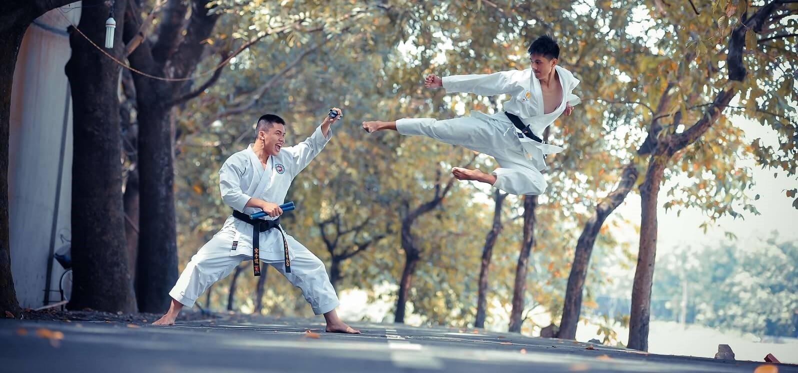 Engraved Karate & Judo trophies