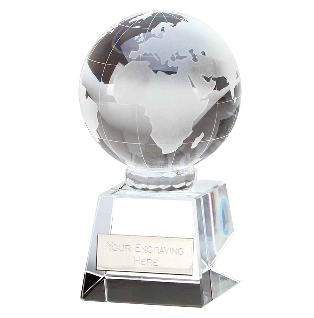 OK037C - Globe Optical Glass Award (14cm)