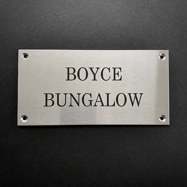 Stainless Steel Plaque