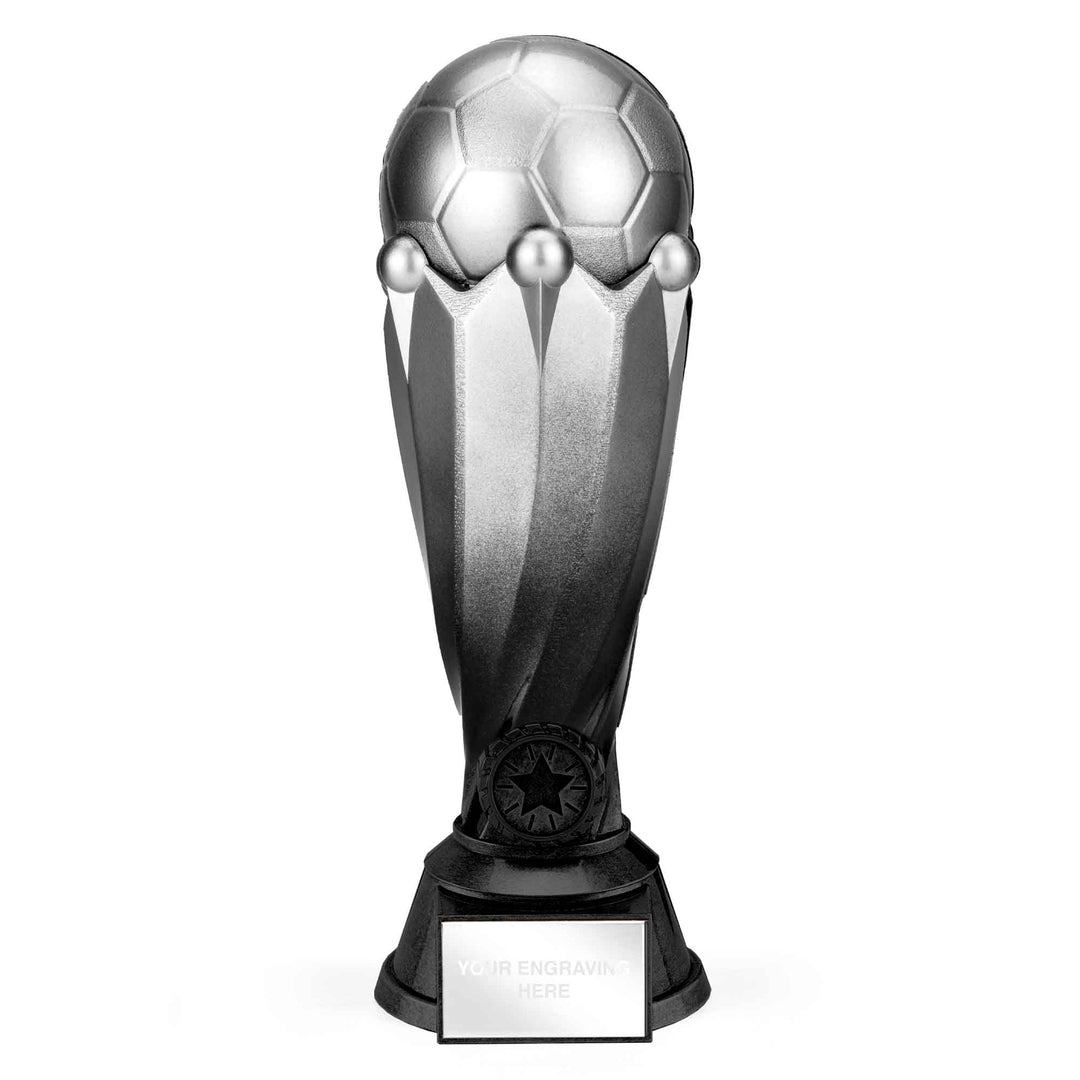 Tower Football Silver Gradient Trophy