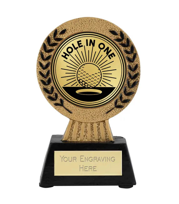 Gold Laurel Hero Golf Hole in One Classic Award