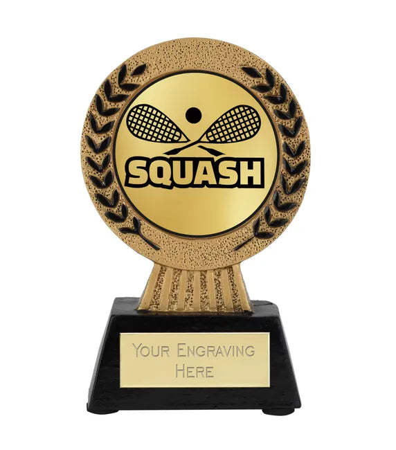 Gold Laurel Hero Squash Word & Racquets Classic Award