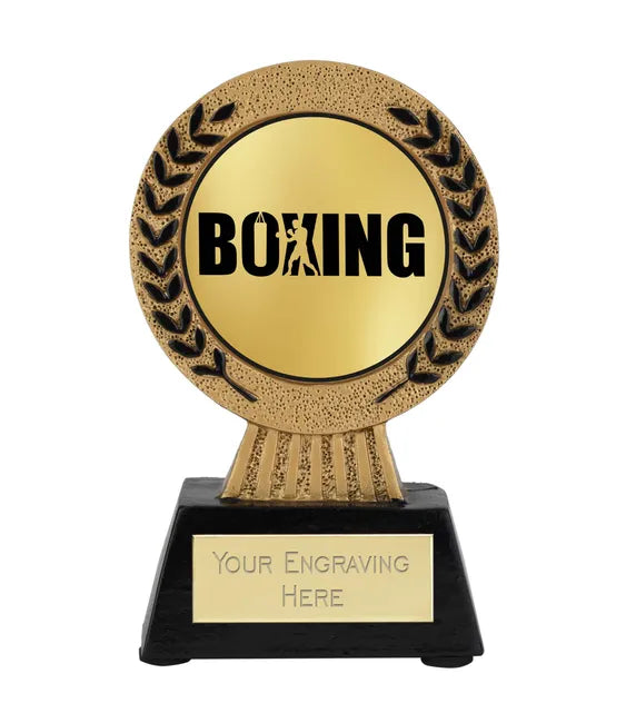 A1022-D278B - Gold Laurel Hero Boxing Classic Award (11.5cm)