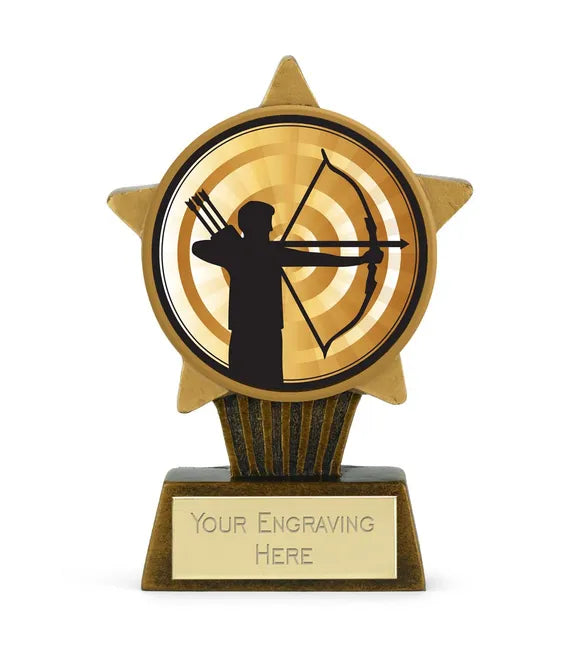 A1060-V489B - Mini Star Archery Male Award (10cm)
