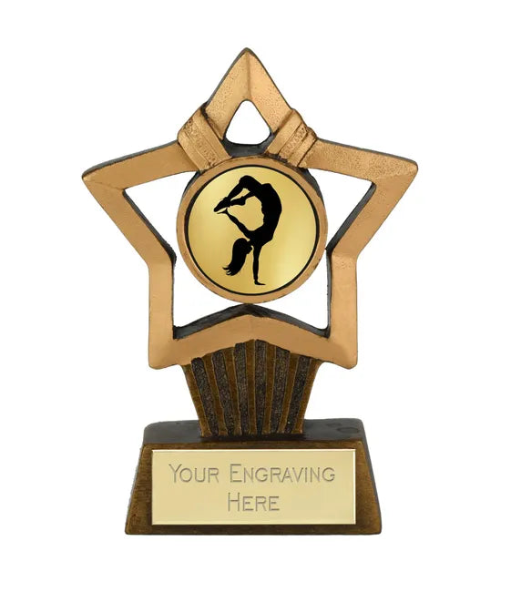 A1061-D481A - Mini Stars Plus Dance Street Dance Female Trophy (10cm)