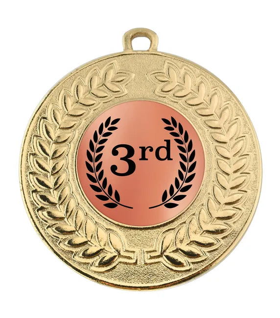 AM1213.01-V452A - VF Contour Bronze 3rd Place Medal 50mm