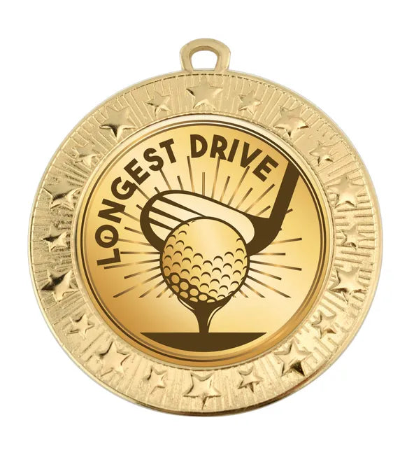 AM1700.01-V483B - VF Star Golf Longest Drive Ball Medal 70mm