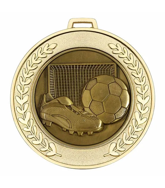 Shiny Gold Prestige Heavyweight Football Medal