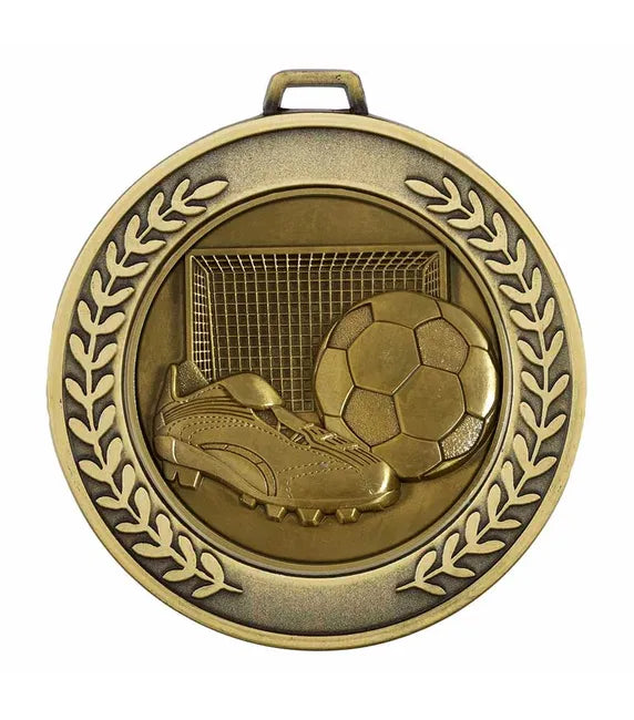 Antique Gold Prestige Heavyweight Football Medal