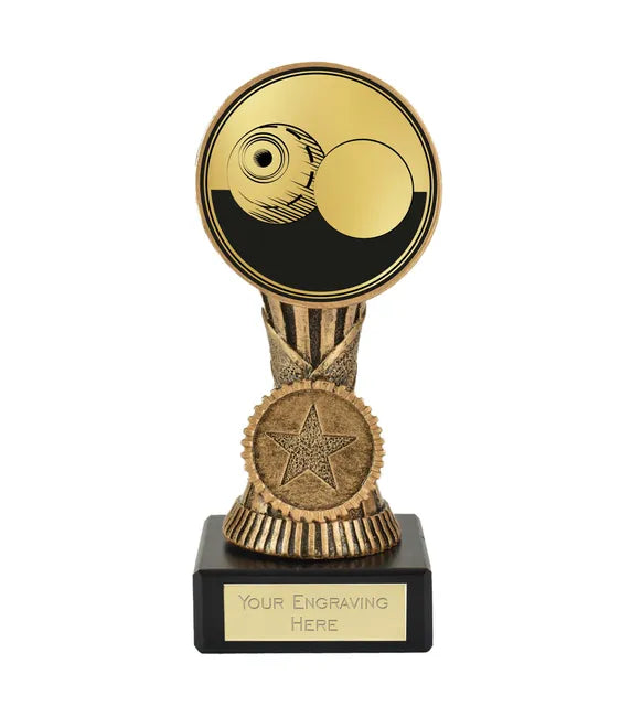 FT187M-D850B - Lawn Bowls Classic Orb Centre Holder Award (13cm)