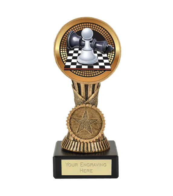 FT187M-V011B - Chess Orb Centre Holder Award (13cm)