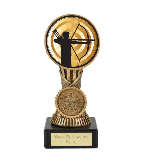 FT187M-V489B - Archery Male Orb Centre Holder Award (13cm)