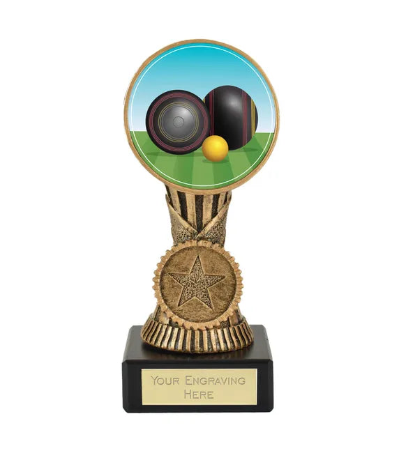 FT187M-D850B - Lawn Bowls Classic Orb Centre Holder Award (13cm)
