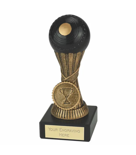 FT201M - Orb Lawn Bowls Award on a Marble Base (13cm)