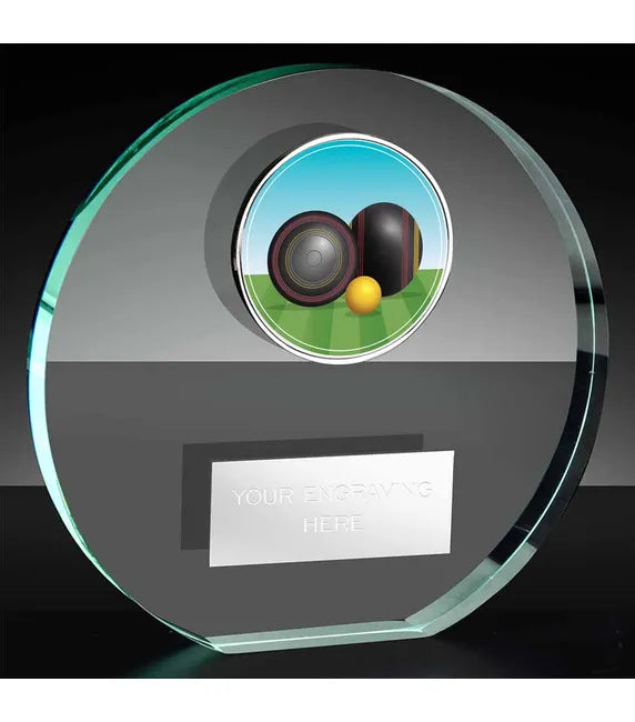 KK225AS-V575B - Poppy Trim Lawn Bowls Glass Award (3 Sizes)