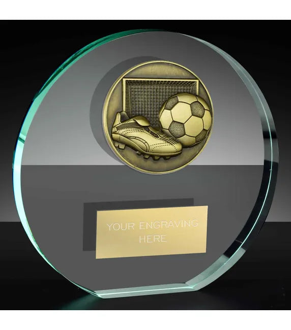 Classic Football Poppy Glass Award