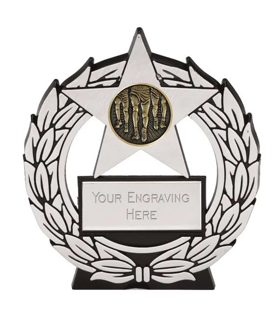 Running Legs Star Plaque Award