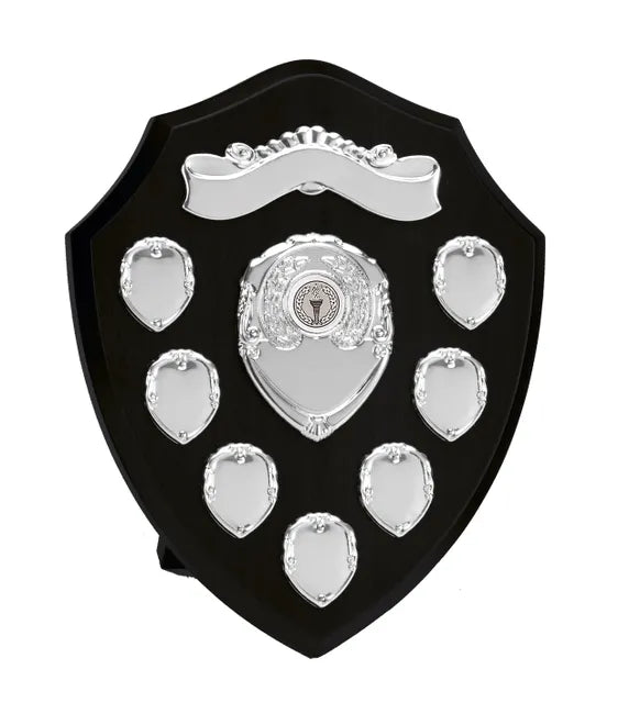 W281.30C - Triumph Black & Silver Annual Shield 10"