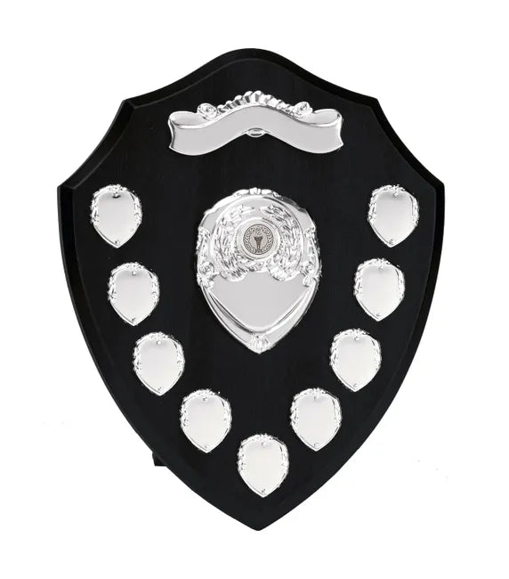 W282.30C -  Triumph Black & Silver Annual Shield 12"