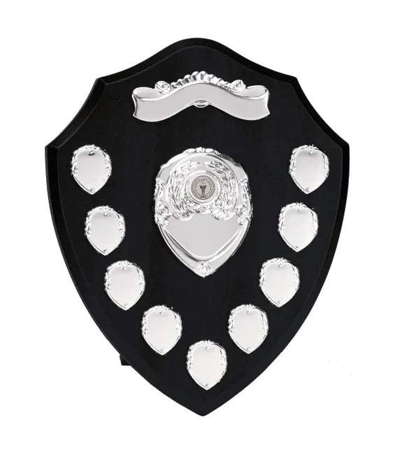 W282.30C - Triumph Black & Silver Annual Shield 12"