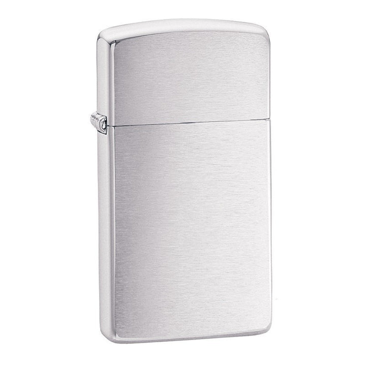 1600 - Slim Brushed Chrome Zippo lighter
