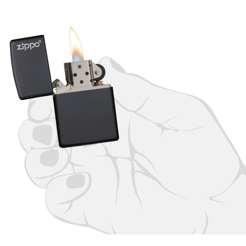 Black Matt Zippo lighter