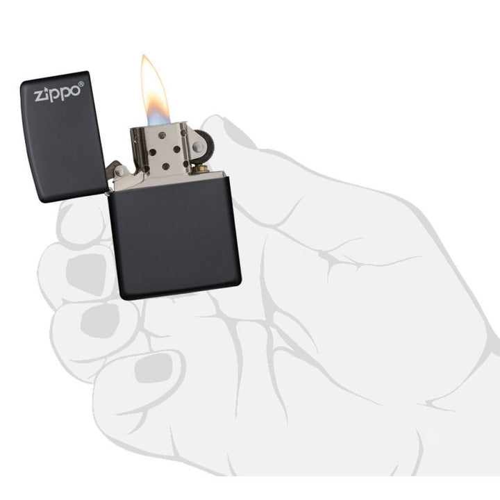 Black Matt Zippo lighter