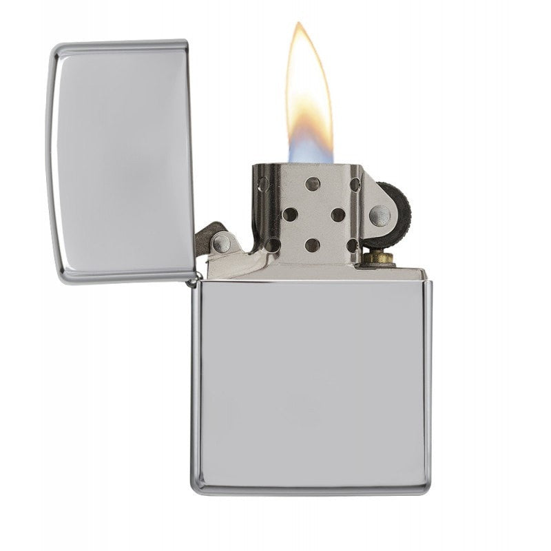 250 Engraved Classic high polish chrome Zippo lighter