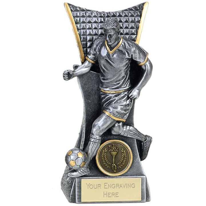 A4015 - Conqueror Silver Football Trophy (3 Sizes)