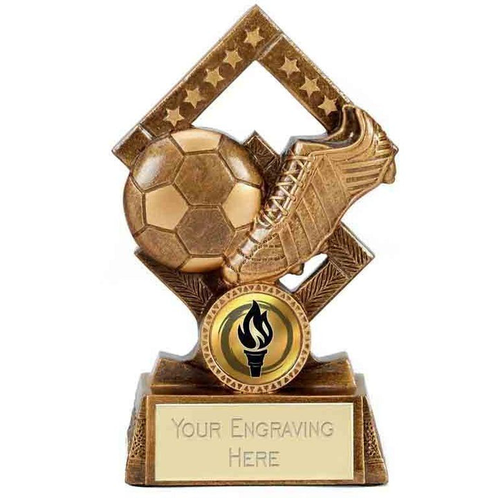 A4136 - Cube Football Trophy (2 Sizes)