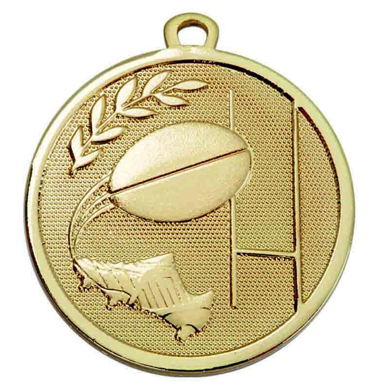 Gold Galaxy Rugby Medal