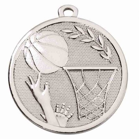 AM1034.02 - Silver Galaxy Basketball Medal