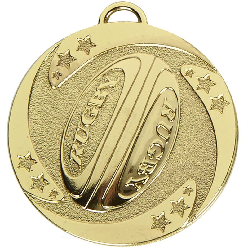 BUY RUGBY MEDALS ONLINE Gold Target Rugby Medal
