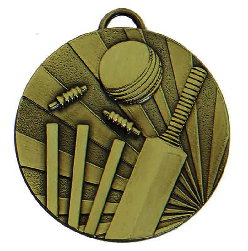 Bronze Target Cricket Medal