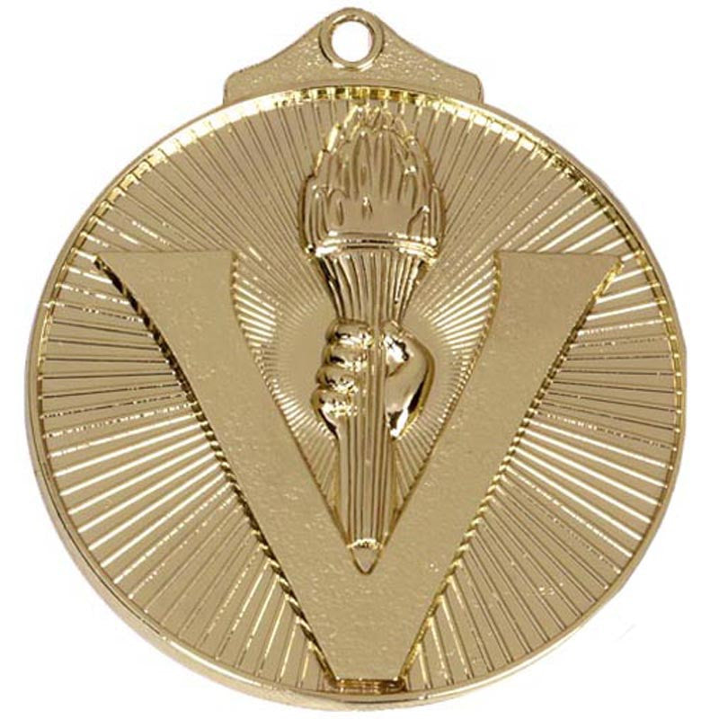 Gold Horizon Victory Torch Medal