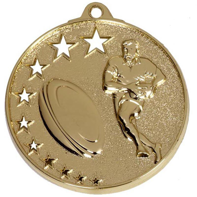 Gold San Francisco Rugby Medal RUGBY MEDALS STORE