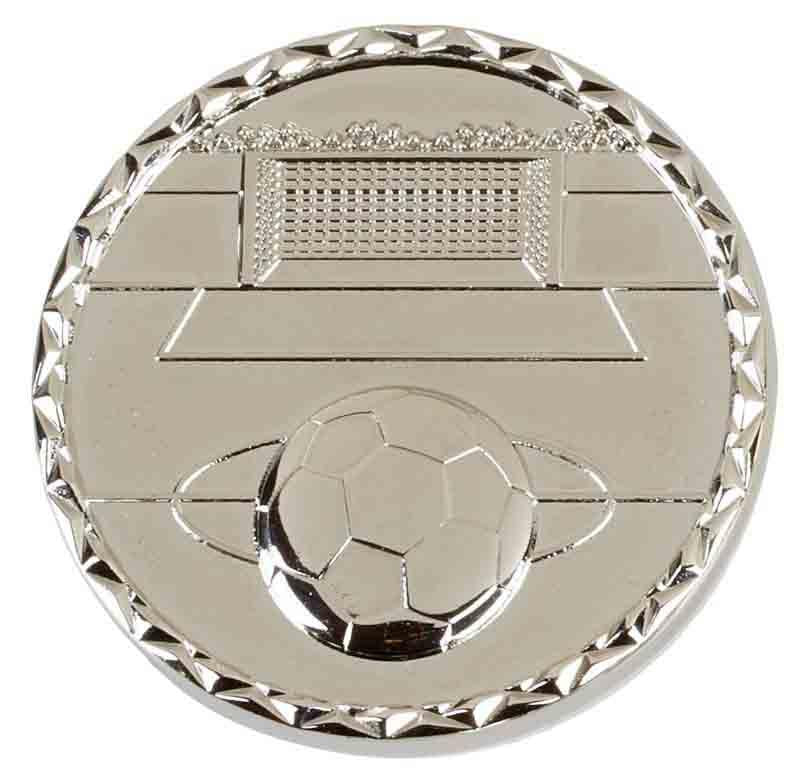 Silver Aspect Heavy Weight Football Medal