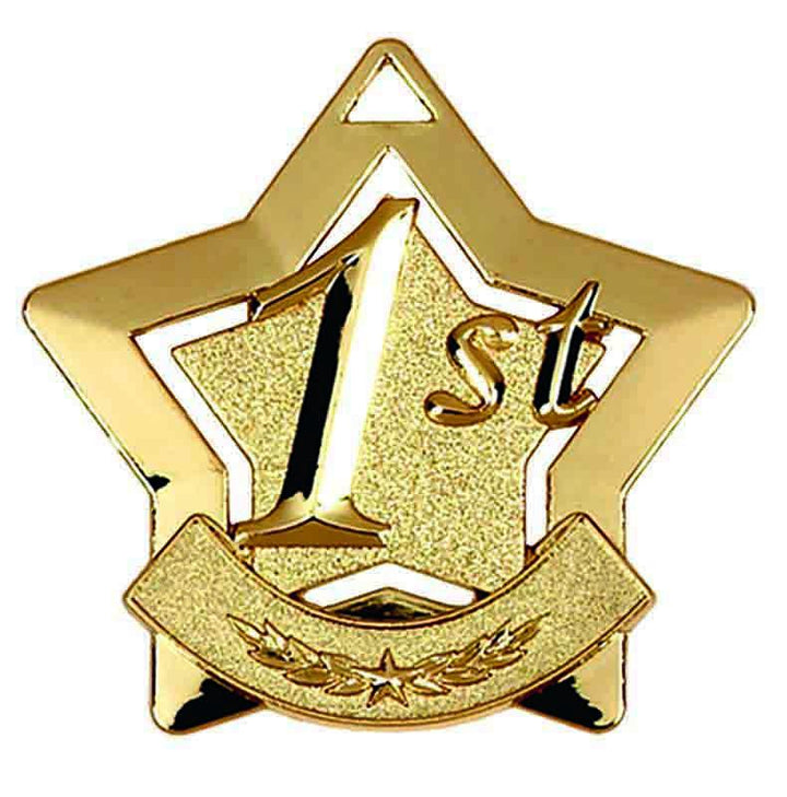 AM711 - Mini Star Gold 1st Medal