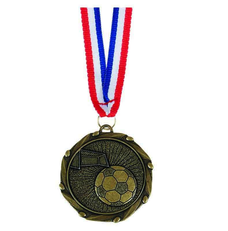 Combo Football Medal & Ribbon