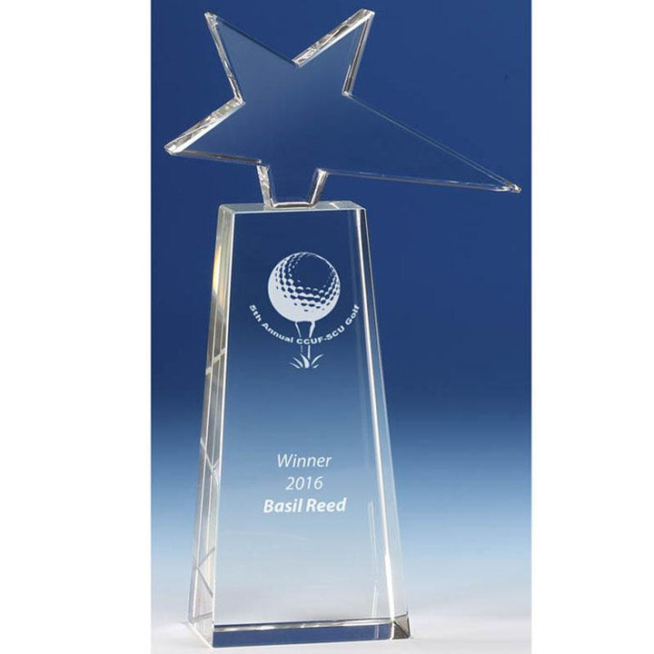 KS012 - Polar Star Glass Award (25.5cm)
