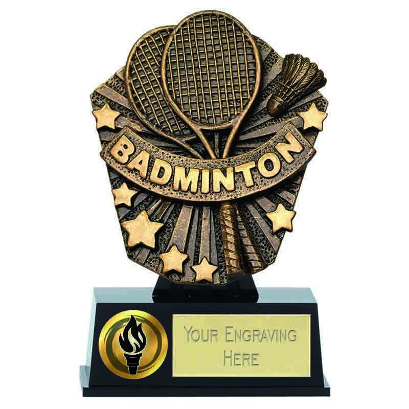 PK219 - Mini Cosmos Badminton Trophy