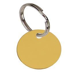 PT002SG- Gold Pet Disc 25mm