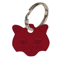 PT009R - Red Cat Pet Disc 23mm