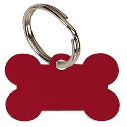 PT010R - Red Bone Pet Tag