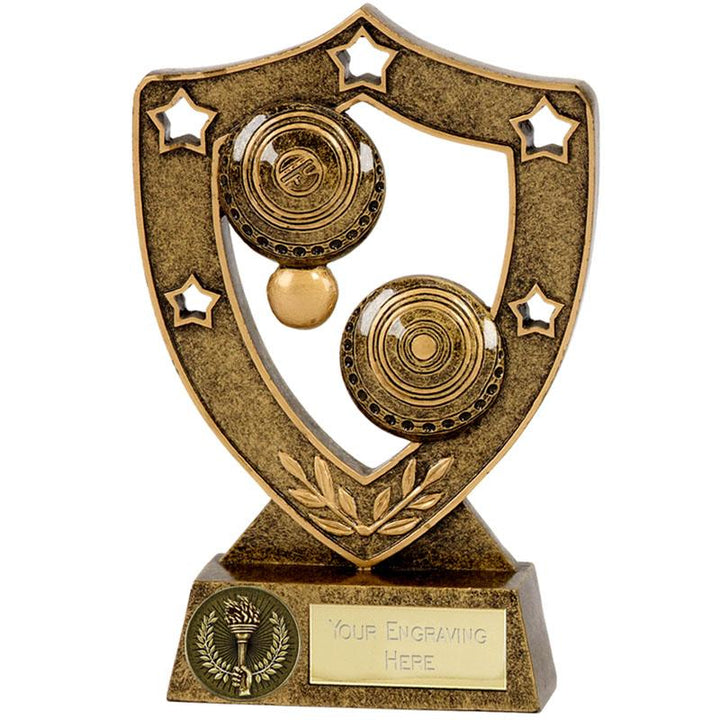 Shield Star Lawn Bowls Trophy