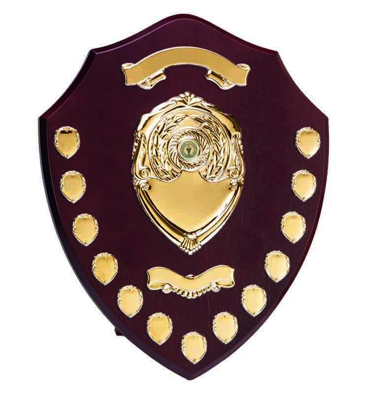 W284G - 16" Gold Triumph Annual Shield