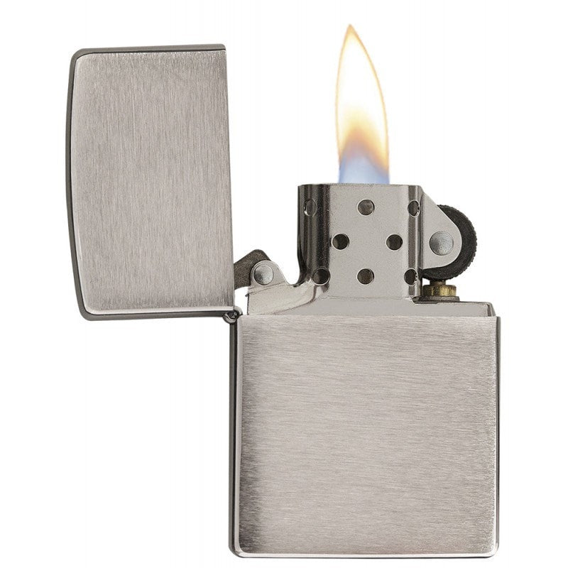 Engraved 200 Classic brushed chrome Zippo lighter