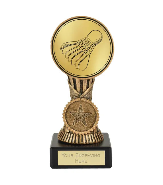 FT187M-D65B - Badminton Male Orb Centre Holder Award (13cm)