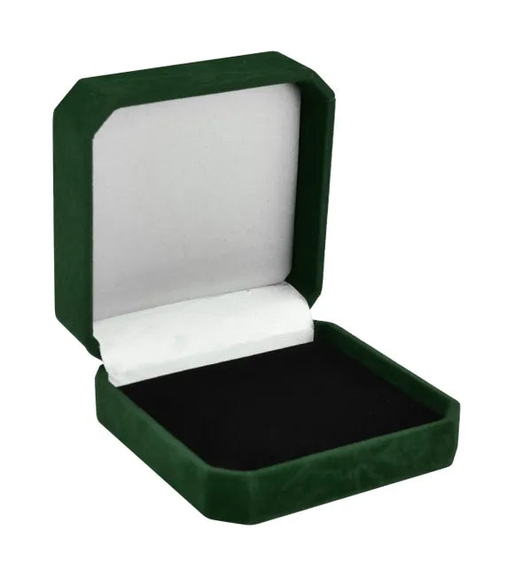 Green Velvet Medal Case