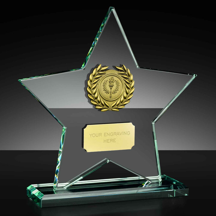 KB002 - Major Jade Glass Award (3 Sizes)